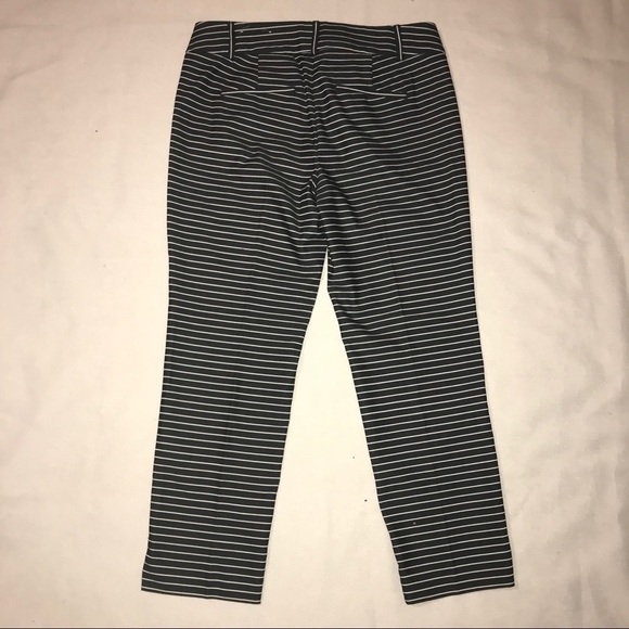 Ann Taylor Riviera Pants Gray Stripe Pants 2P - Picture 4 of 7